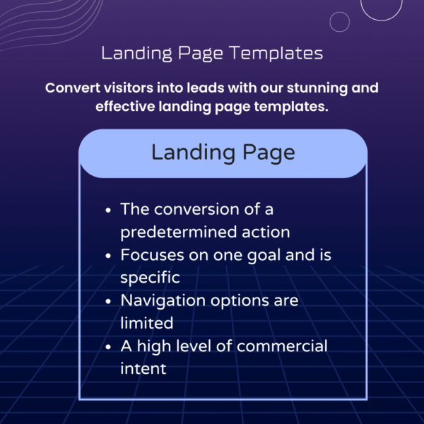 Convert visitors into leads with our stunning and effective landing page templates - Digital Growth Gurus