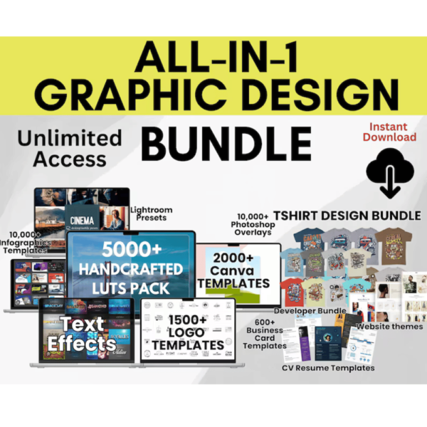 Ultimate Graphic Design Bundle: 675GB of design resources to supercharge your creativity - Digital Growth Gurus