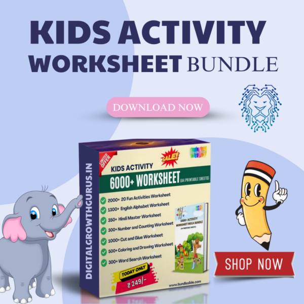 6000+ Kids Activity Worksheets - Develop essential skills like alphabet recognition, number sense, problem-solving, creativity, and fine motor skills. Watch as your child's confidence and knowledge soar with our diverse range of worksheets covering colors, shapes, animals, math, language arts, and more.