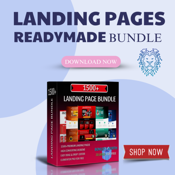 Convert visitors into leads with our stunning and effective landing page templates. Designed for maximum impact, our professionally crafted templates boost your lead generation and sales.